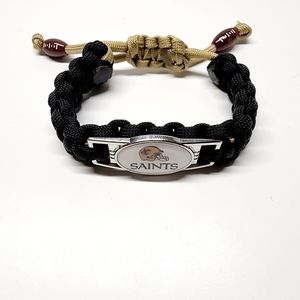 New Orleans Saints Adjustable Charm Bracelet
